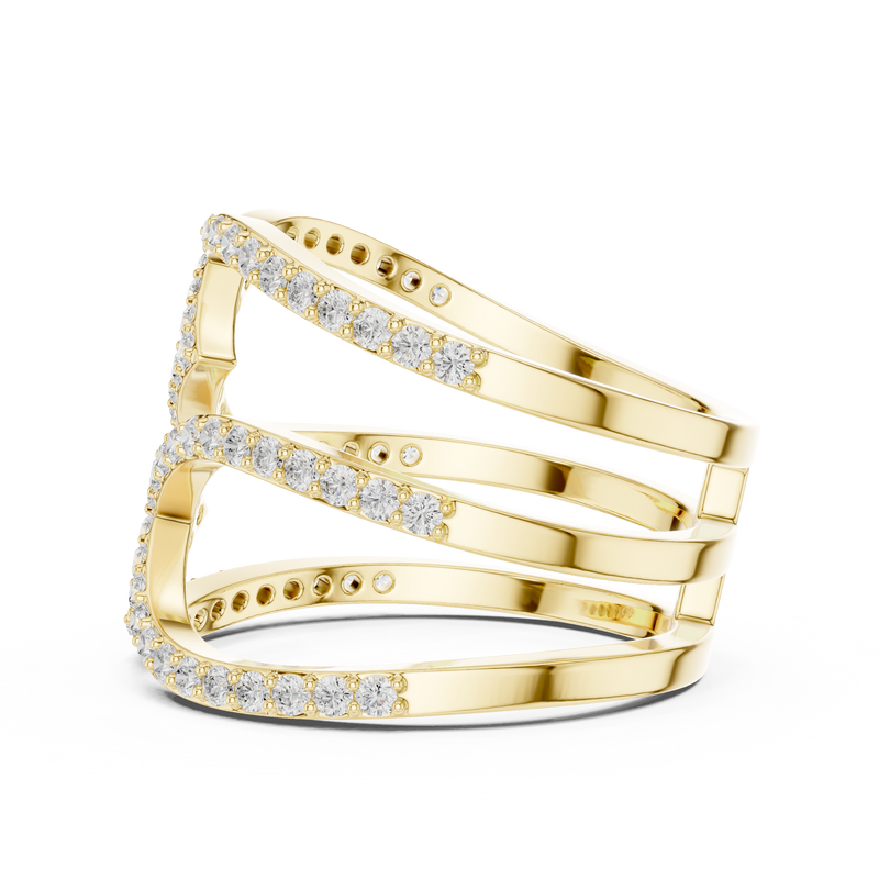 Ladies Ring SBWR(34)@7 - Yellow Gold - Image