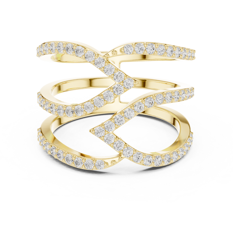 Ladies Ring SBWR(34)@7 - Yellow Gold - Image