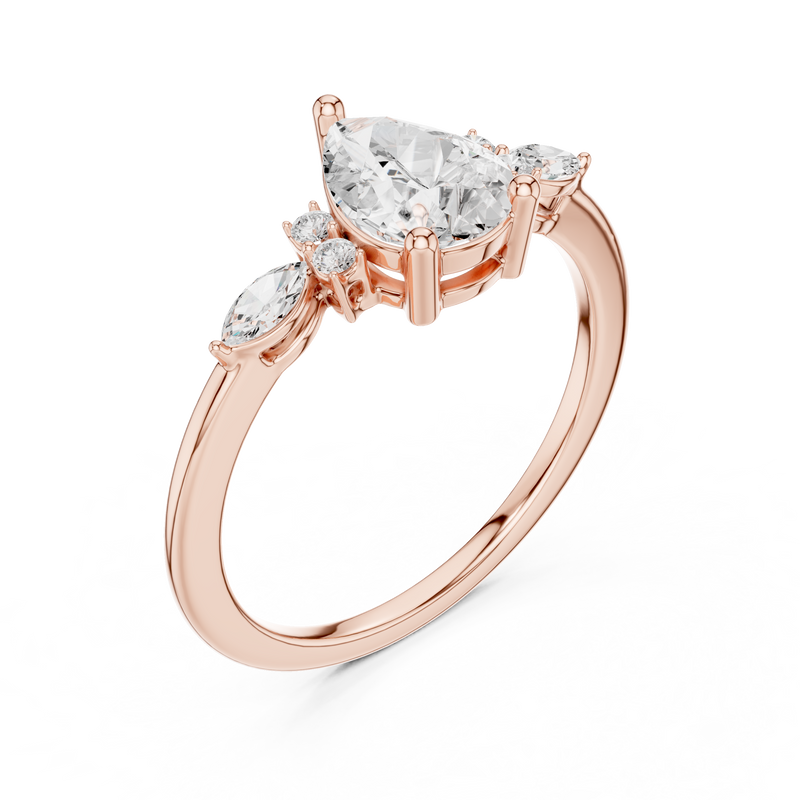 Ladies Ring SBWR(35)@7 - Rose Gold - Image