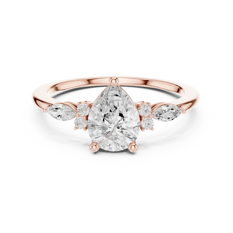 Ladies Ring SBWR(35)@7 - Rose Gold - Image