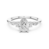 Ladies Ring SBWR(35)@7 - White Gold - Image