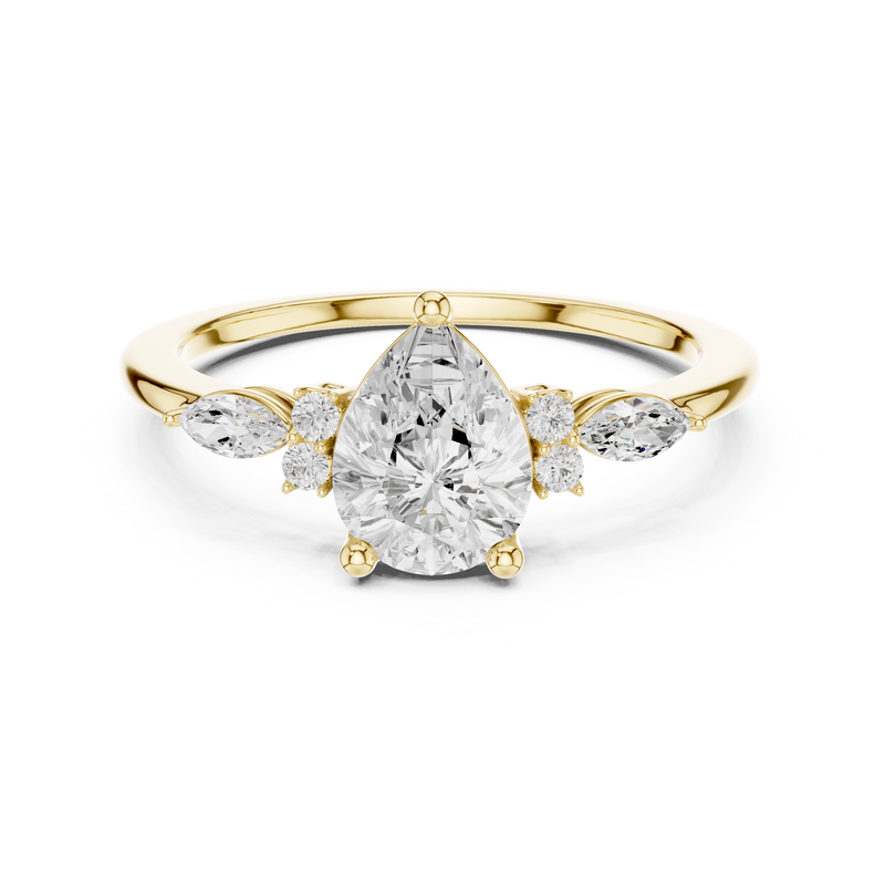 Ladies Ring SBWR(35)@7 - Yellow Gold - Image