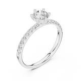 Ladies Ring SBWR(36)@7 - White Gold - Image