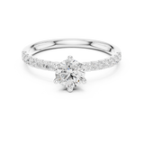 Ladies Ring SBWR(36)@7 - White Gold - Image