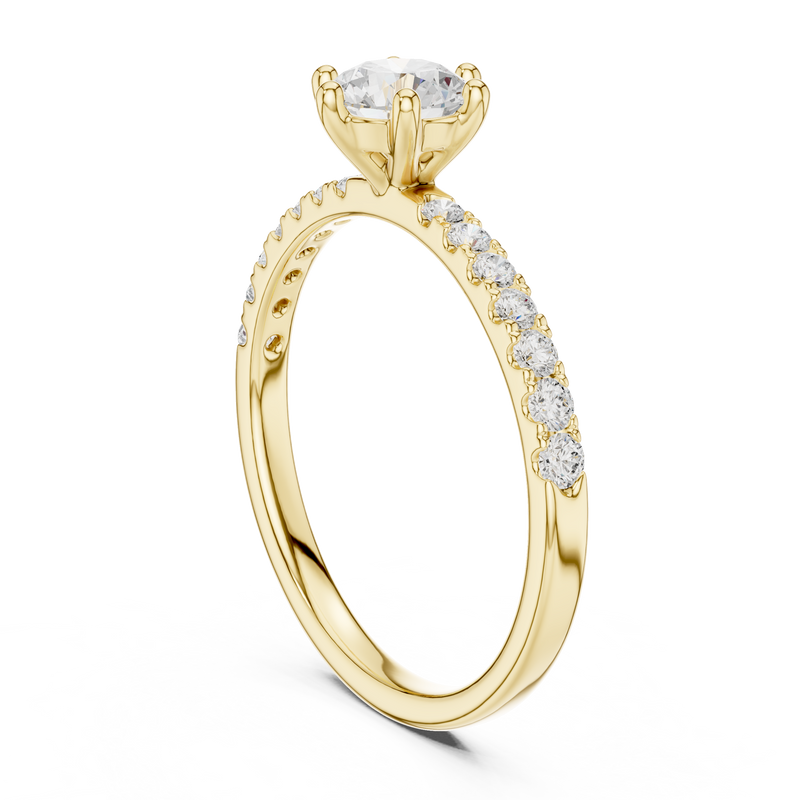 Ladies Ring SBWR(36)@7 - Yellow Gold - Image
