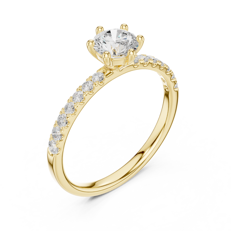Ladies Ring SBWR(36)@7 - Yellow Gold - Image