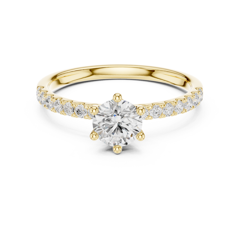Ladies Ring SBWR(36)@7 - Yellow Gold - Image