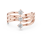 Ladies Ring SBWR(37)@7 - Rose Gold - Image