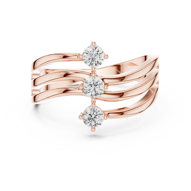 Ladies Ring SBWR(37)@7 - Rose Gold - Image