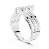 Ladies Ring SBWR(37)@7 - White Gold - Image