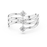 Ladies Ring SBWR(37)@7 - White Gold - Image