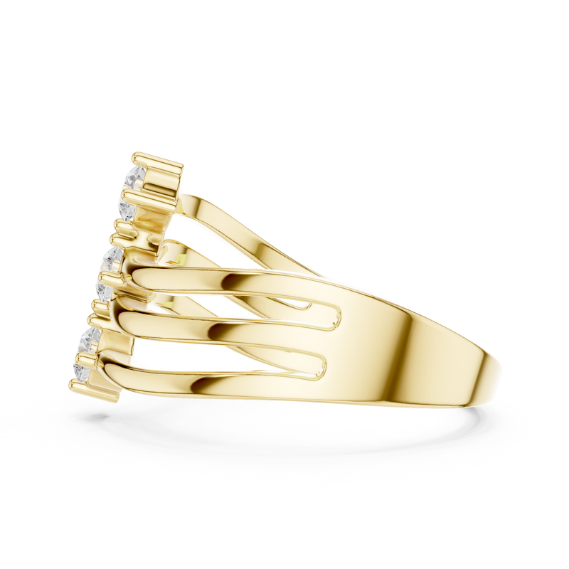 Ladies Ring SBWR(37)@7 - Yellow Gold - Image
