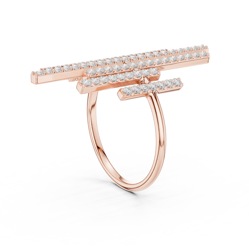 Ladies Ring SBWR(38)@7 - Rose Gold - Image