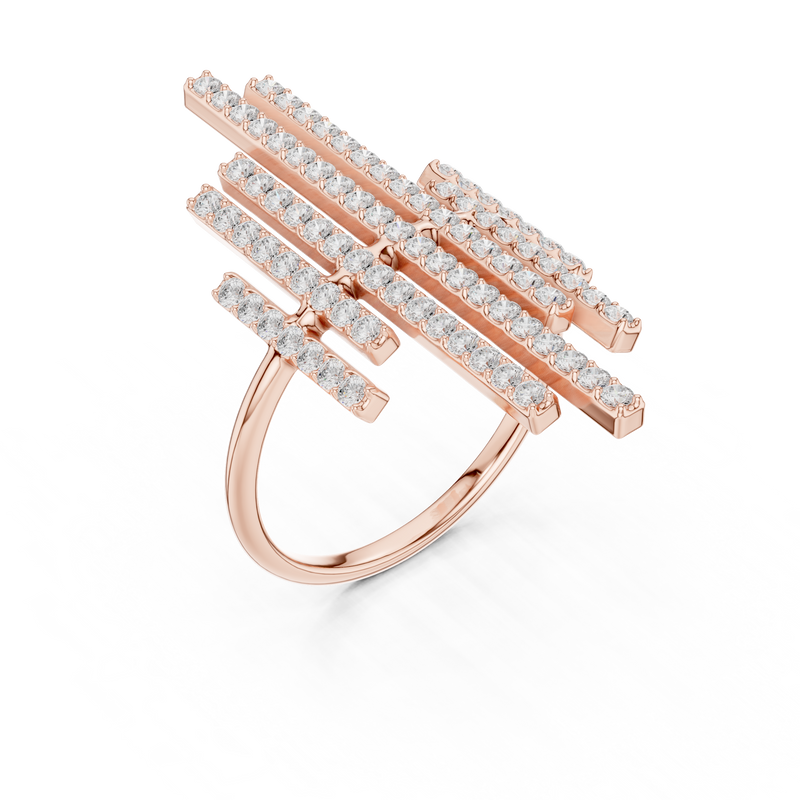 Ladies Ring SBWR(38)@7 - Rose Gold - Image