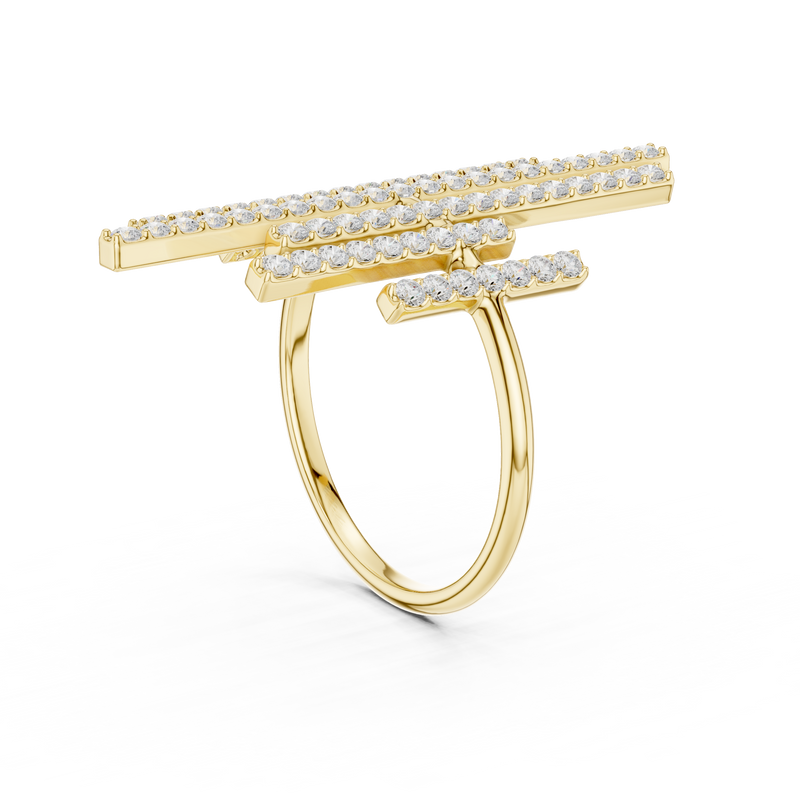 Ladies Ring SBWR(38)@7 - Yellow Gold - Image
