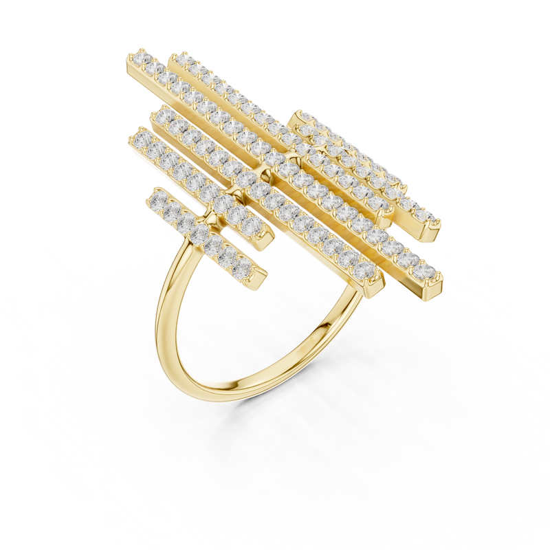 Ladies Ring SBWR(38)@7 - Yellow Gold - Image