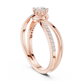 Ladies Ring SBWR(39)@7 - Rose Gold - Image