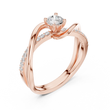 Ladies Ring SBWR(39)@7 - Rose Gold - Image