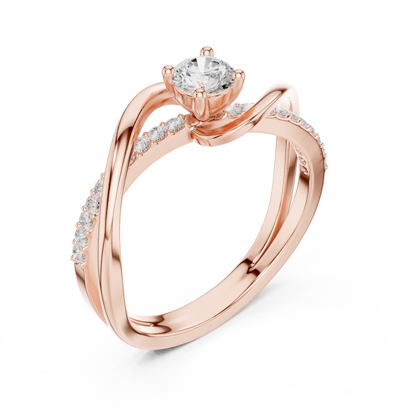 Ladies Ring SBWR(39)@7 - Rose Gold - Image