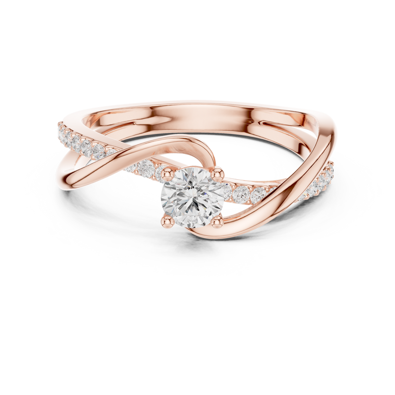 Ladies Ring SBWR(39)@7 - Rose Gold - Image