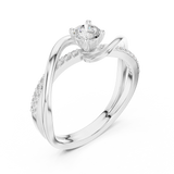 Ladies Ring SBWR(39)@7 - White Gold - Image