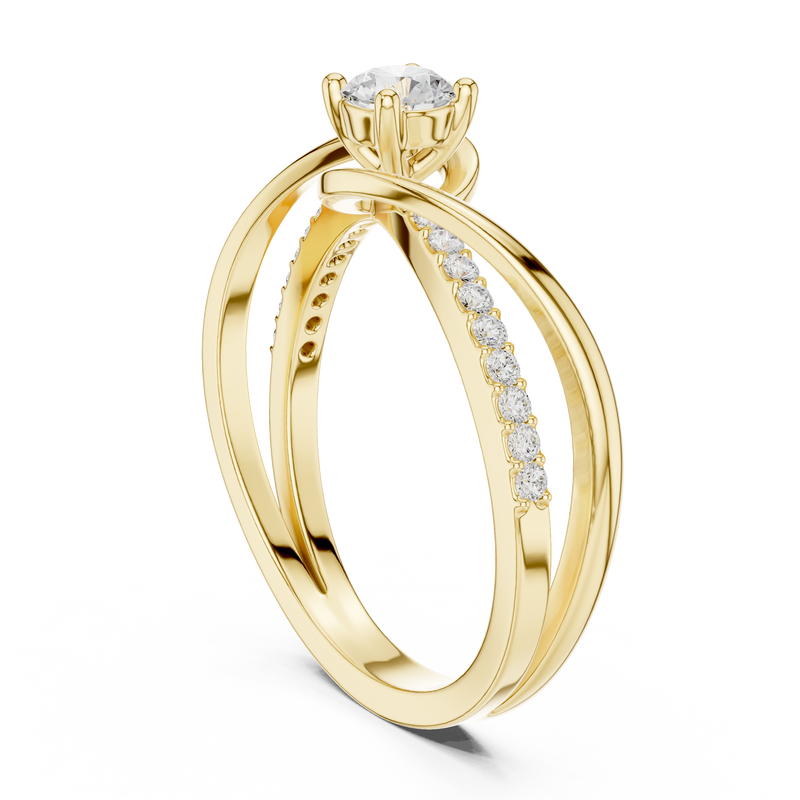 Ladies Ring SBWR(39)@7 - Yellow Gold - Image