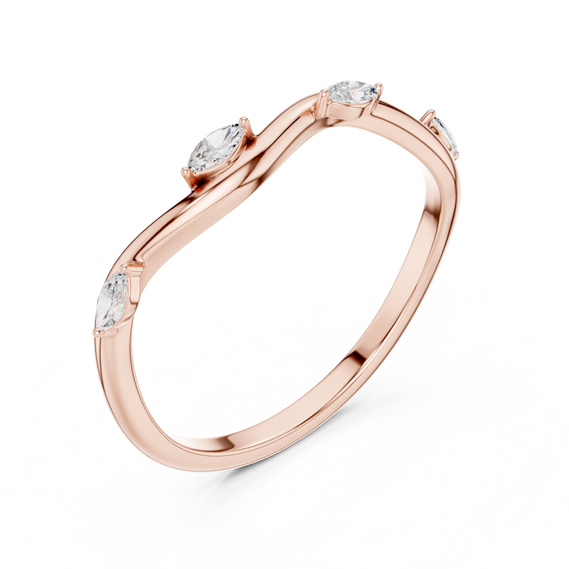 Ladies Ring SBWR(3)@7 - Rose Gold - Image