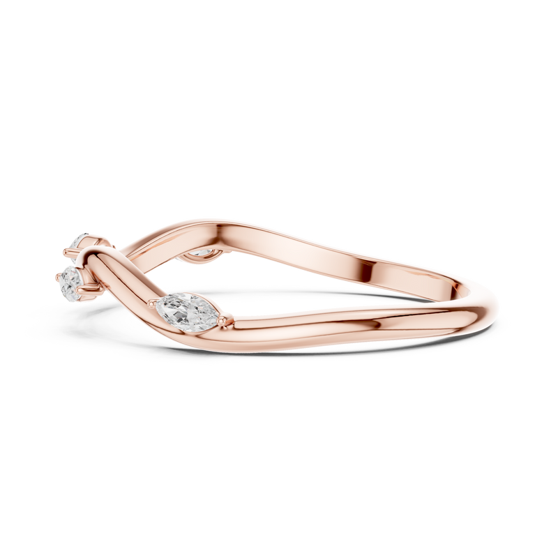 Ladies Ring SBWR(3)@7 - Rose Gold - Image