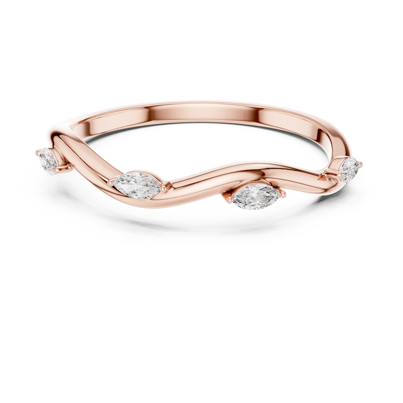 Ladies Ring SBWR(3)@7 - Rose Gold - Image