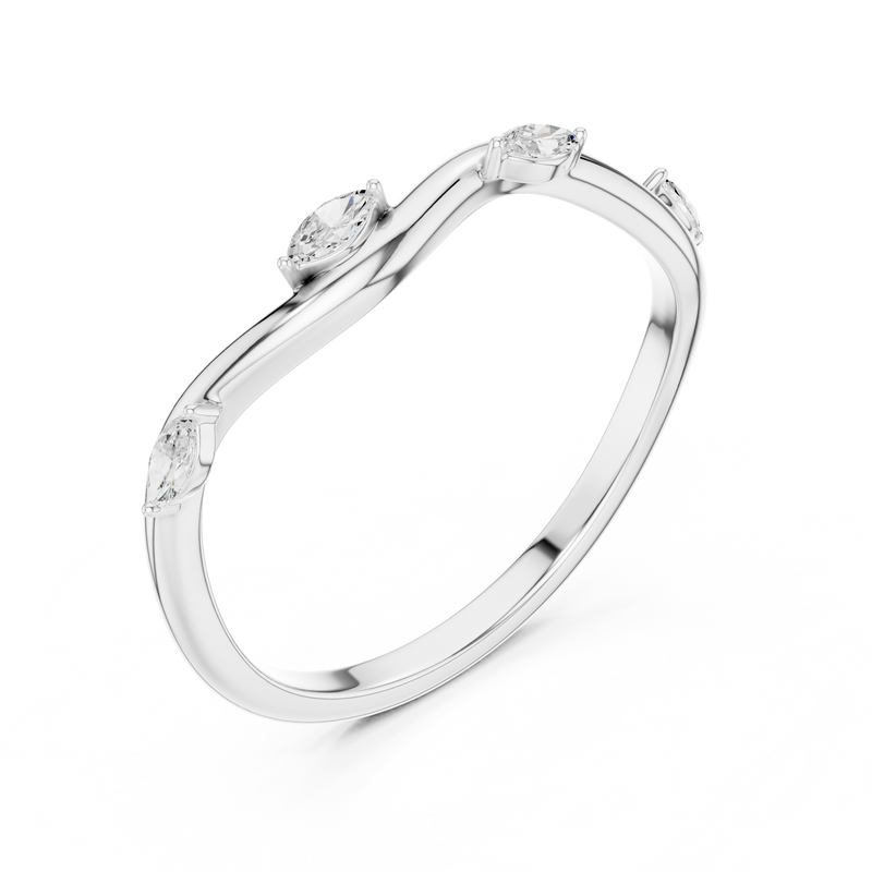 Ladies Ring SBWR(3)@7 - White Gold - Image