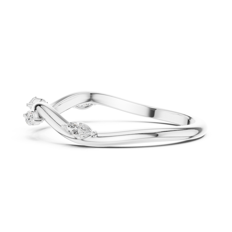 Ladies Ring SBWR(3)@7 - White Gold - Image