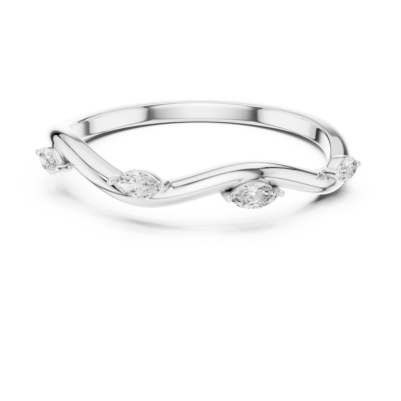 Ladies Ring SBWR(3)@7 - White Gold - Image