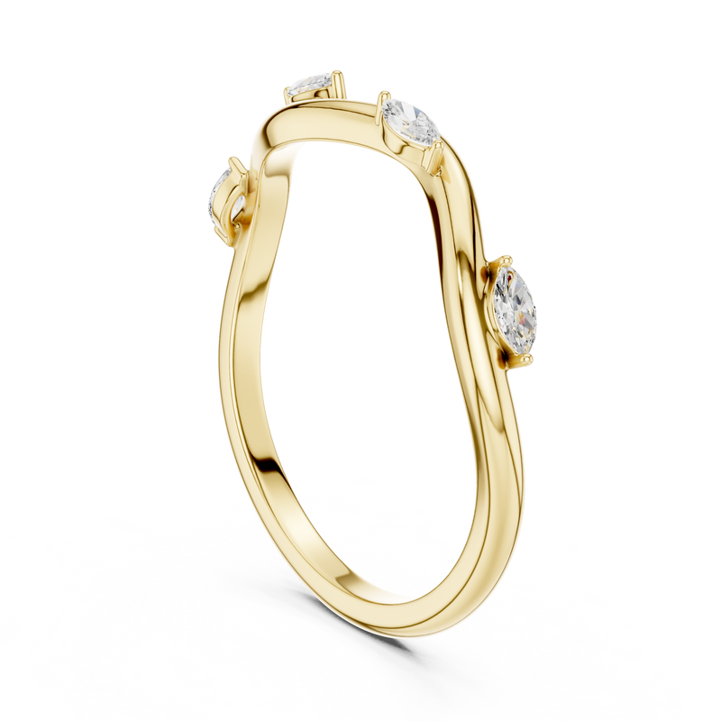 Ladies Ring SBWR(3)@7 - Yellow Gold - Image