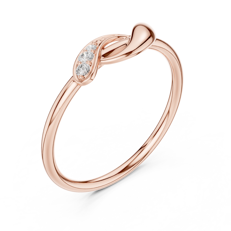 Ladies Ring SBWR(40)@7 - Rose Gold - Image