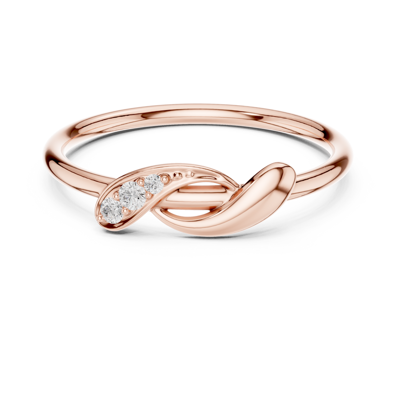 Ladies Ring SBWR(40)@7 - Rose Gold - Image