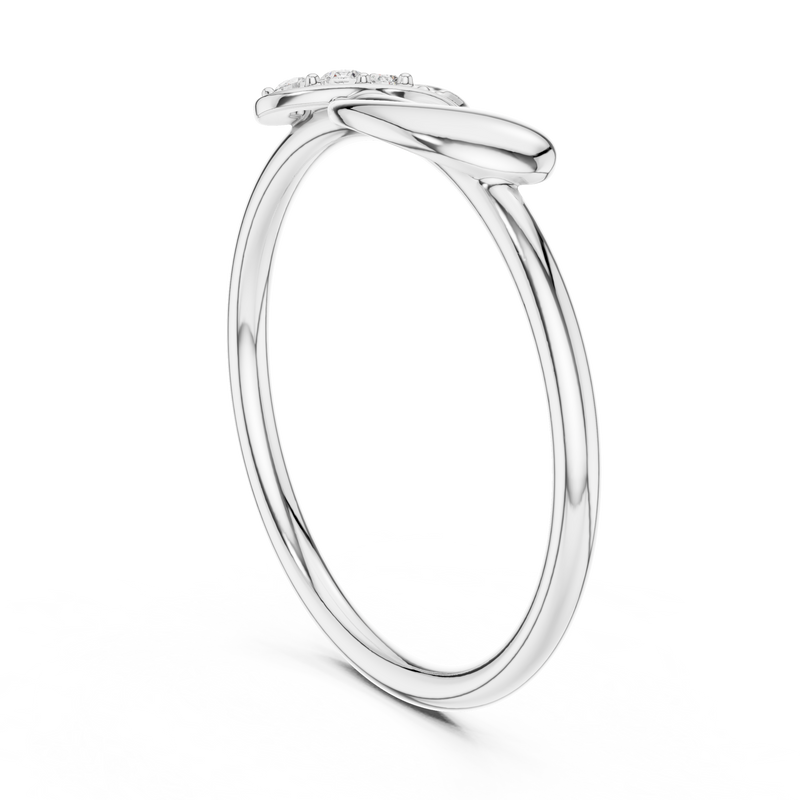 Ladies Ring SBWR(40)@7 - White Gold - Image