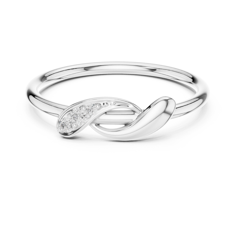 Ladies Ring SBWR(40)@7 - White Gold - Image