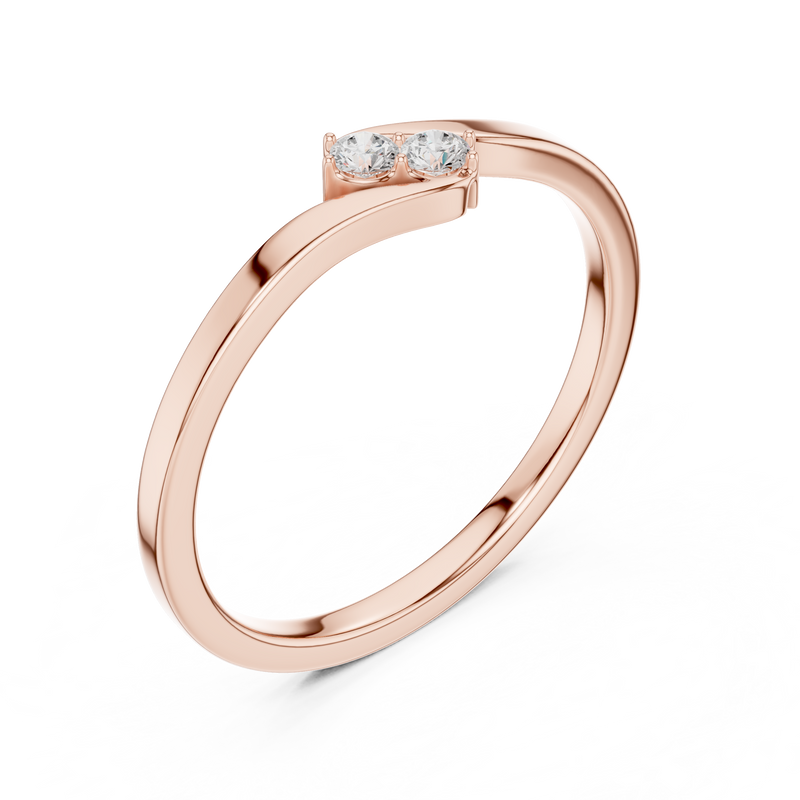 Ladies Ring SBWR(41)@7 - Rose Gold - Image