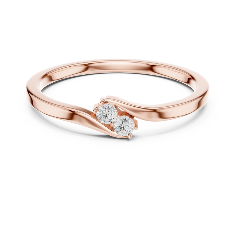 Ladies Ring SBWR(41)@7 - Rose Gold - Image