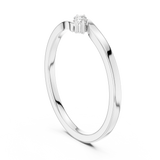 Ladies Ring SBWR(41)@7 - White Gold - Image