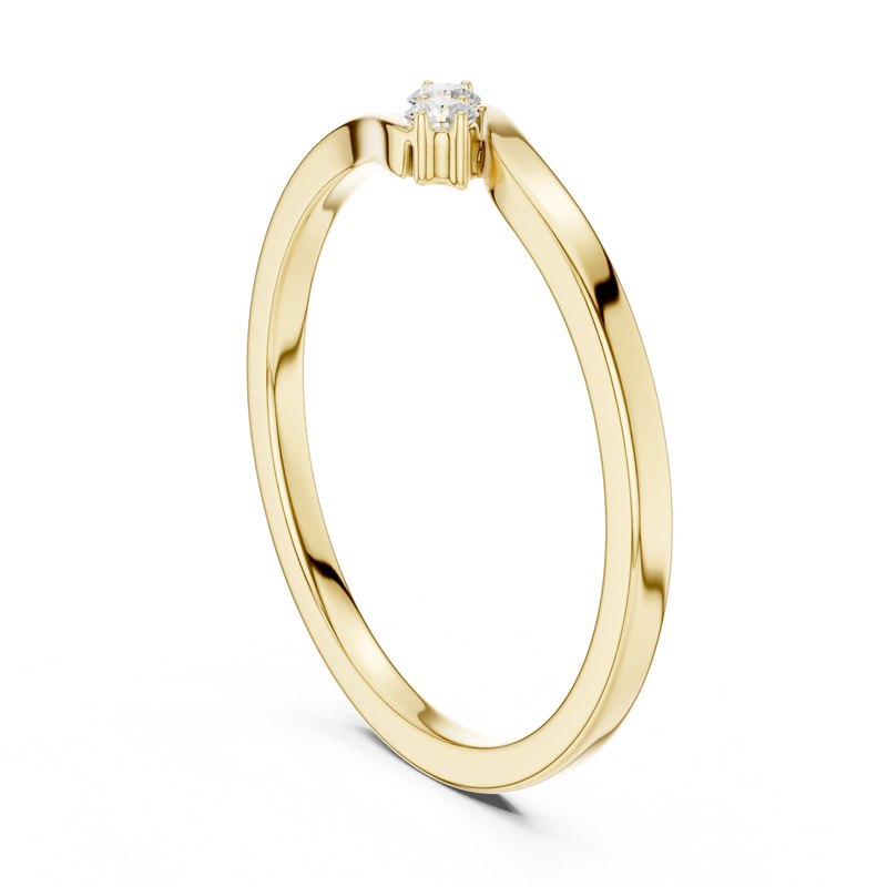 Ladies Ring SBWR(41)@7 - Yellow Gold - Image
