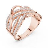 Ladies Ring SBWR(42)@7 - Rose Gold - Image