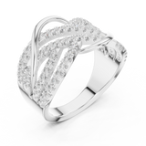 Ladies Ring SBWR(42)@7 - White Gold - Image