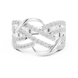 Ladies Ring SBWR(42)@7 - White Gold - Image