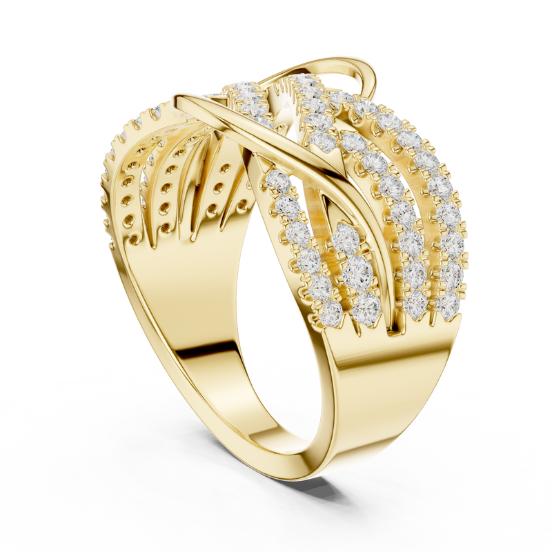 Ladies Ring SBWR(42)@7 - Yellow Gold - Image