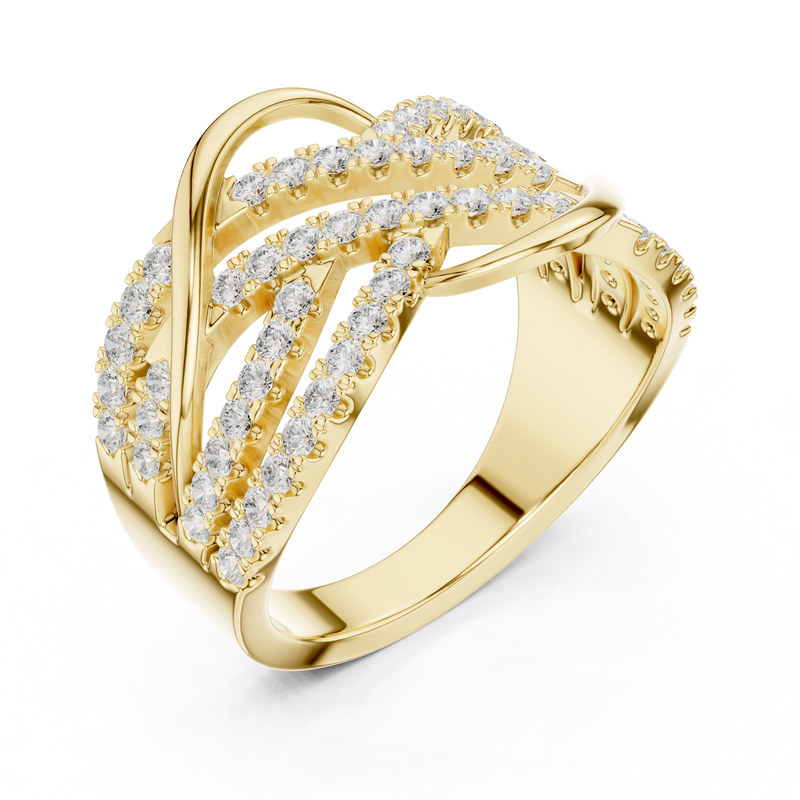 Ladies Ring SBWR(42)@7 - Yellow Gold - Image