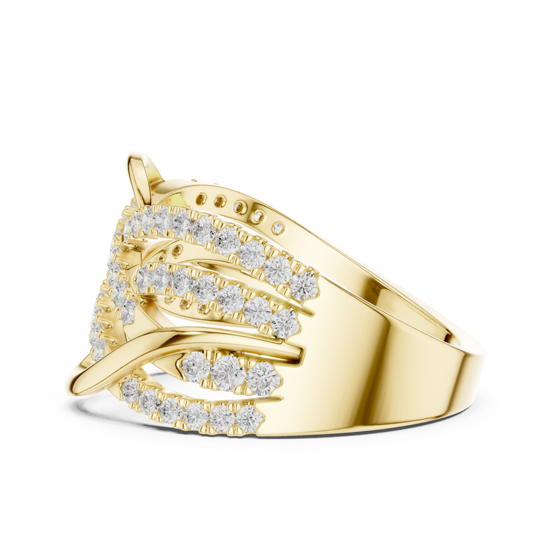 Ladies Ring SBWR(42)@7 - Yellow Gold - Image