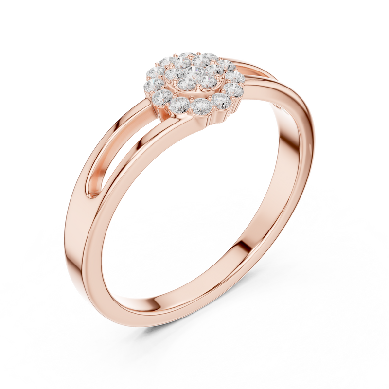 Ladies Ring SBWR(43)@7 - Rose Gold - Image