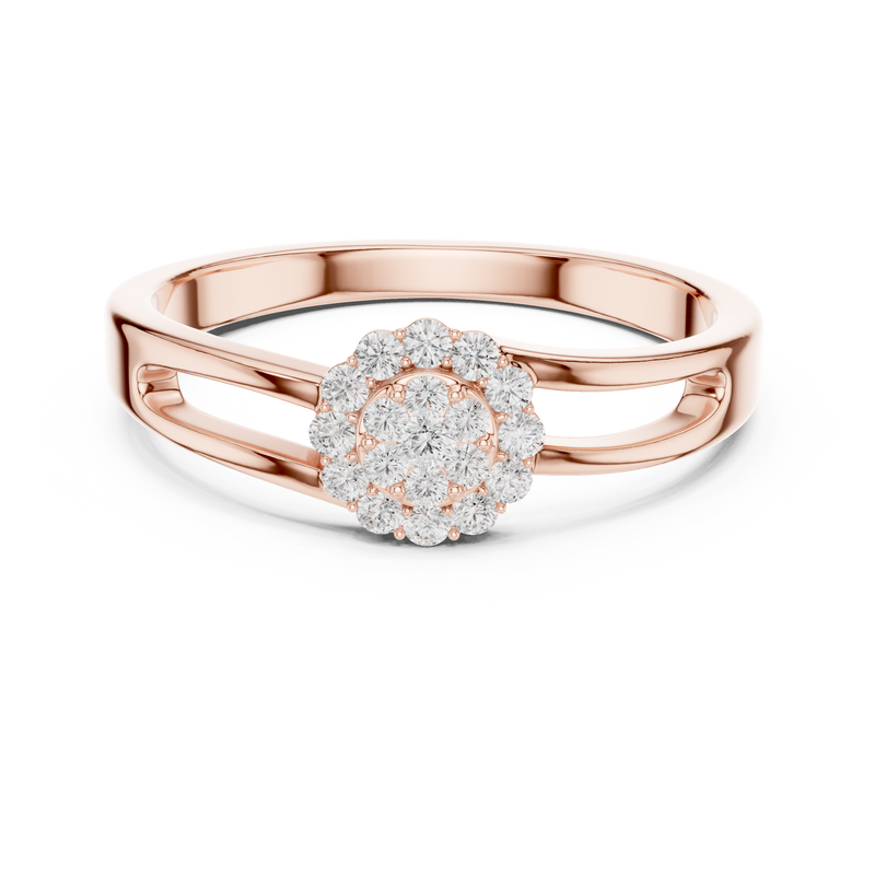 Ladies Ring SBWR(43)@7 - Rose Gold - Image