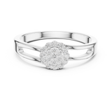 Ladies Ring SBWR(43)@7 - White Gold - Image